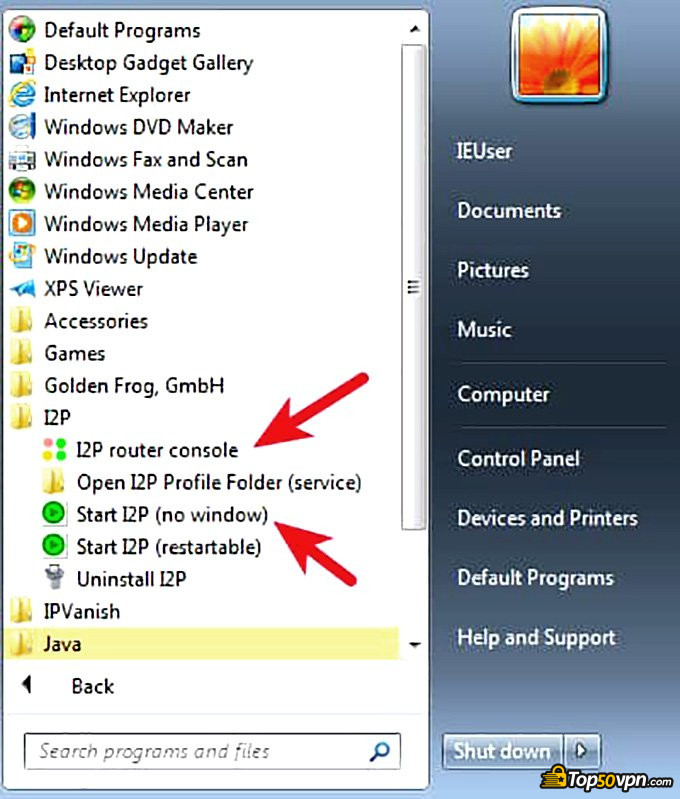 How to access the dark web: I2P Router Console Cómo entrar en la Dark Web: Consola del Router I2P.
